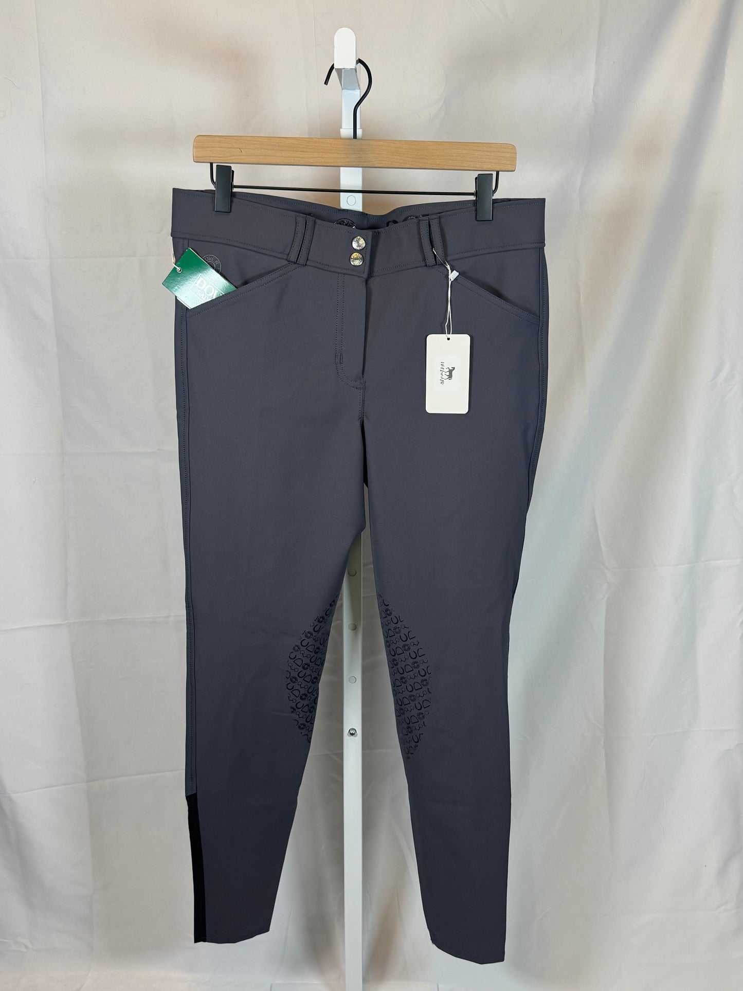Dover Saddlery Wellesley Tech Nova KP Breeches in Size 30- 259A