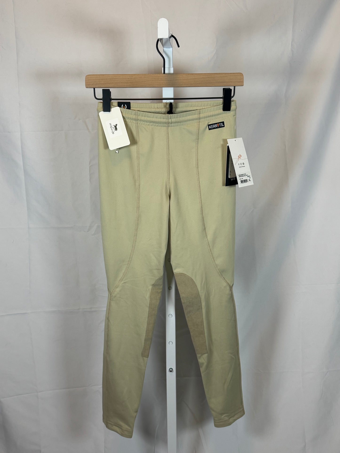 Kids Kerrits Performance Knee Patch Tights in Size XL- 260A