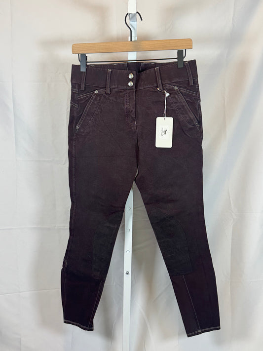 Ariat Brown Denim Breeches in Size 24L- 257A - Well Loved EQ