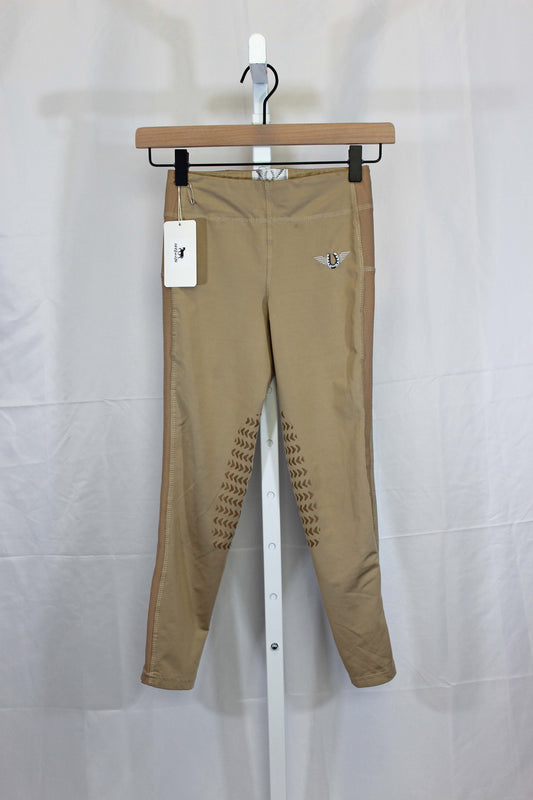 Kids TuffRider Ventilated Schooling Tights in Size M- 196A - Well Loved EQ